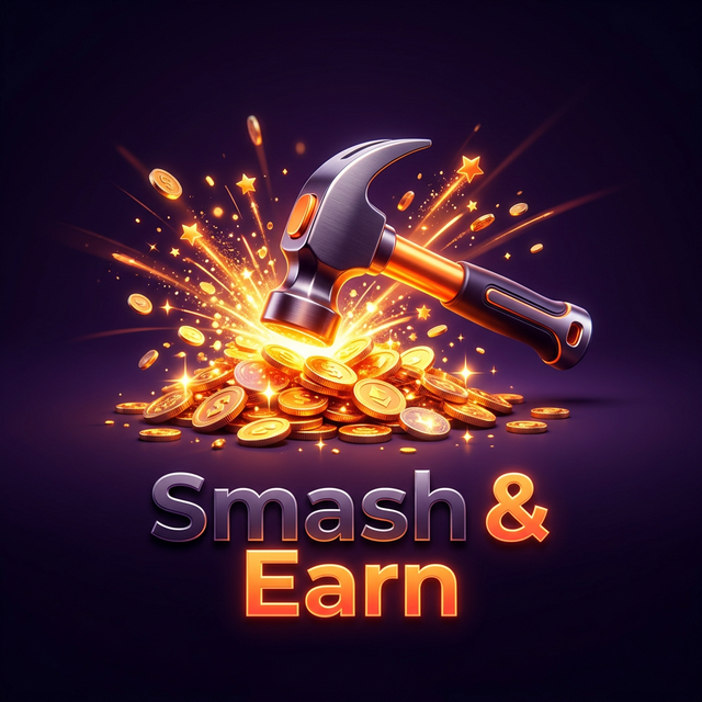 Smash and Earn 3D Logo